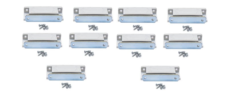 IYB High Magnetic Heavy Duty Catch for Kitchen Bathroom Cupboard Wardrobe Closet Closures Cabinet Door Drawer Latch 7 CM 10Pack