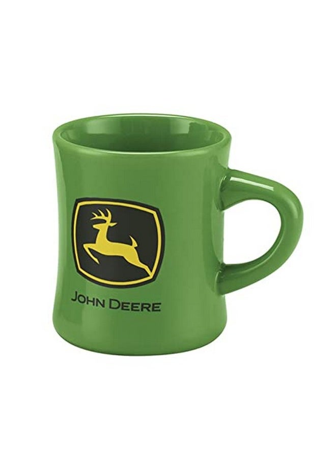 John Deere Stoneware Green Ceramic Tea Coffee Dinner Mug10 Ounce 