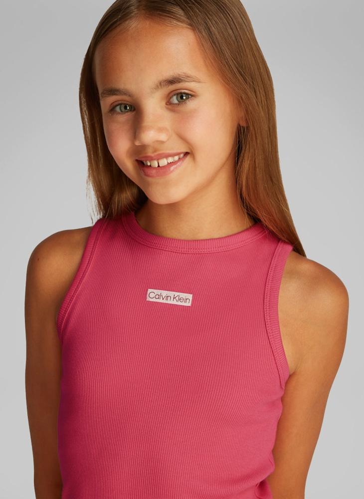 Calvin Klein Jeans - Kids Rib Sleeveless Dress - Image 1
