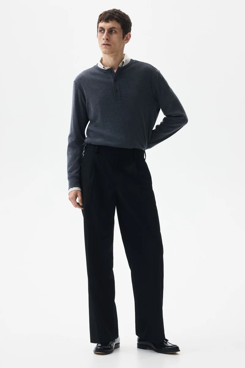 H&M Loose Fit Tailored trousers