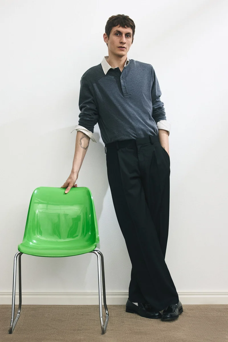 H&M Loose Fit Tailored trousers