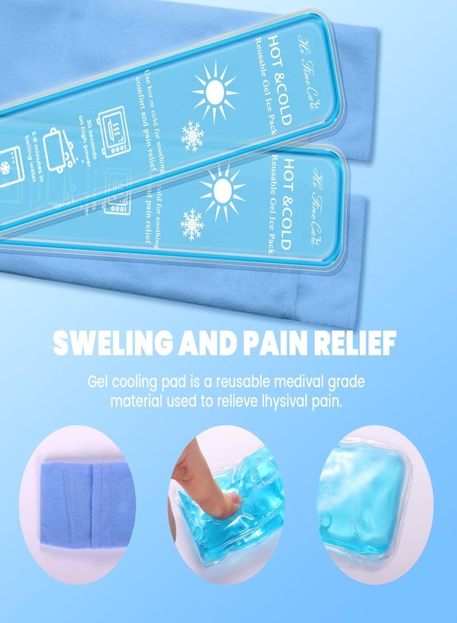 Cozeoa Reusable Postpartum Perineal Ice Pack - Hot & Cold Therapy Pads for Hemorrhoid Relief, Uterine Cramps, C-Section Recovery, Reduces Swelling - Hypoallergenic & Leak-Proof (Blue - Image 2
