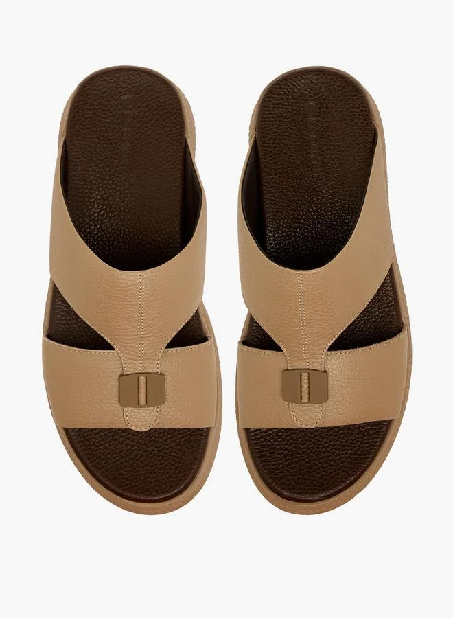 Le Confort Men Leather Slip-On Arabic Sandals