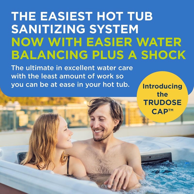 Frog @Ease Replacement SmartChlor Cartridge 3 Pack with Total Alkalinity Increaser & 1 Pack of Maintain for use with Hot Tub @Ease Floating System - Image 2