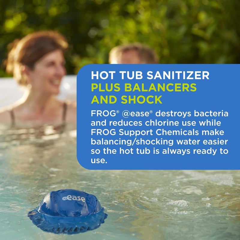Frog @Ease Replacement SmartChlor Cartridge 3 Pack with Total Alkalinity Increaser & 1 Pack of Maintain for use with Hot Tub @Ease Floating System - Image 5