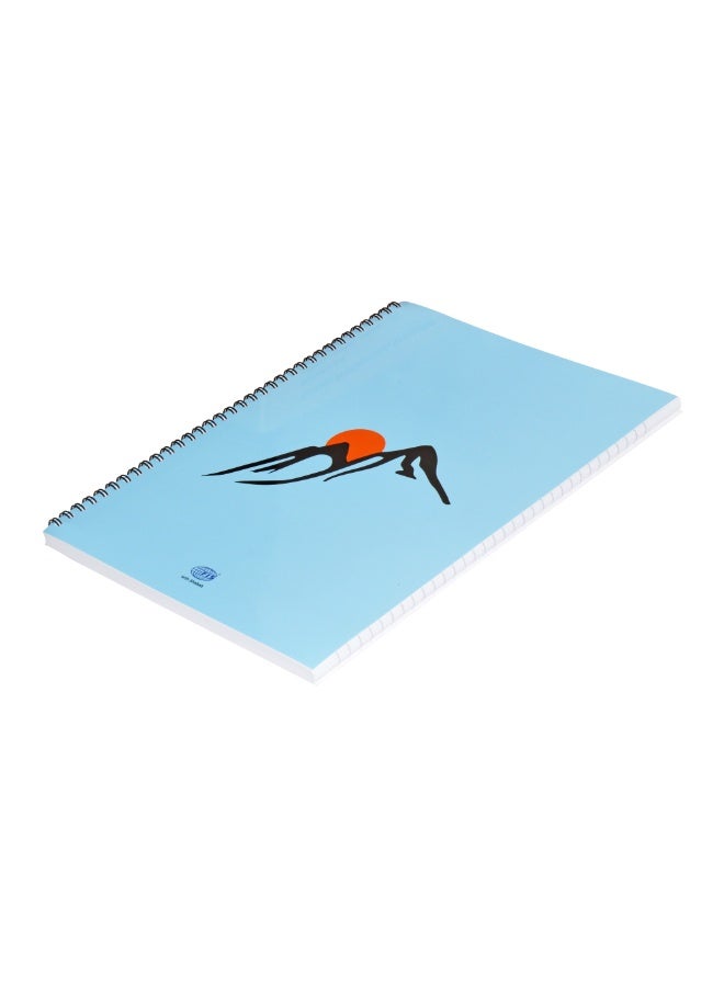 FIS Spiral Soft Cover Notebook Single Line A4, 100-Sheets 10-Piece - FSNBA41902S - Image 2