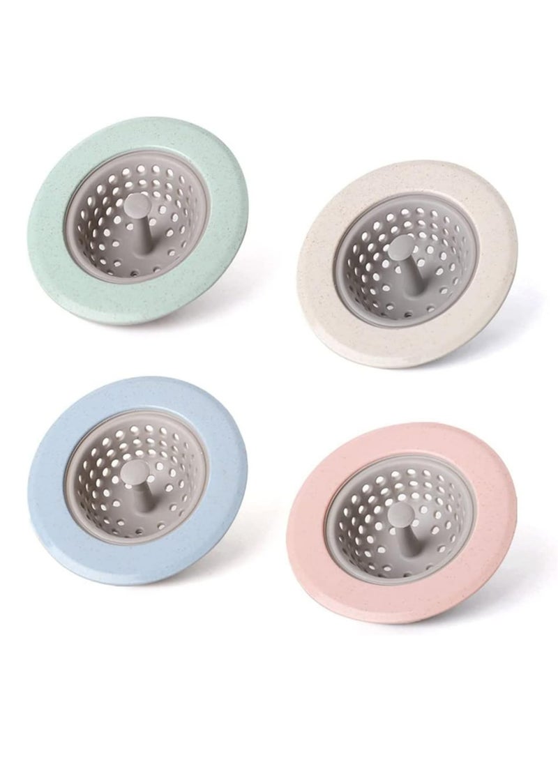 Oasisgalore Kitchen Sink Strainer Stopper Kit, Silicone Sink Drain Strainer & Stopper , Shower Drain Hair Catcher, Sink Drain Cover  - Image 1