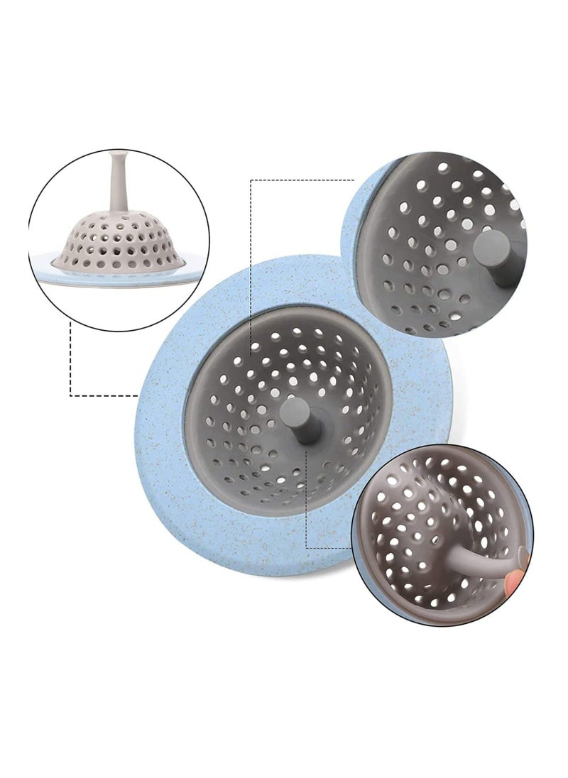 Oasisgalore Kitchen Sink Strainer Stopper Kit, Silicone Sink Drain Strainer & Stopper , Shower Drain Hair Catcher, Sink Drain Cover  - Image 3