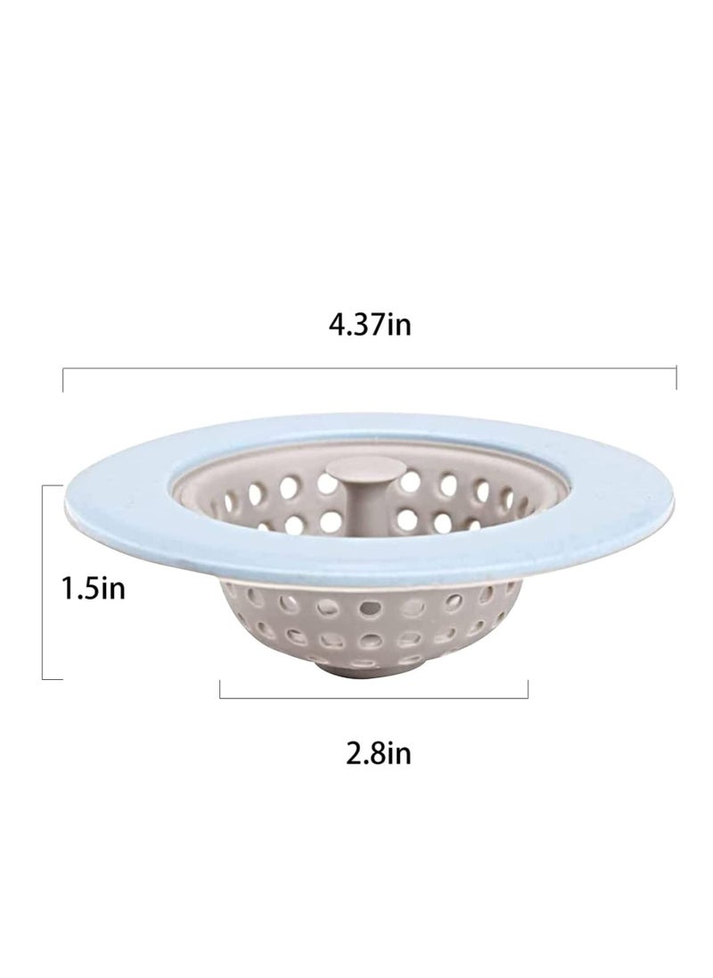 Oasisgalore Kitchen Sink Strainer Stopper Kit, Silicone Sink Drain Strainer & Stopper , Shower Drain Hair Catcher, Sink Drain Cover  - Image 2