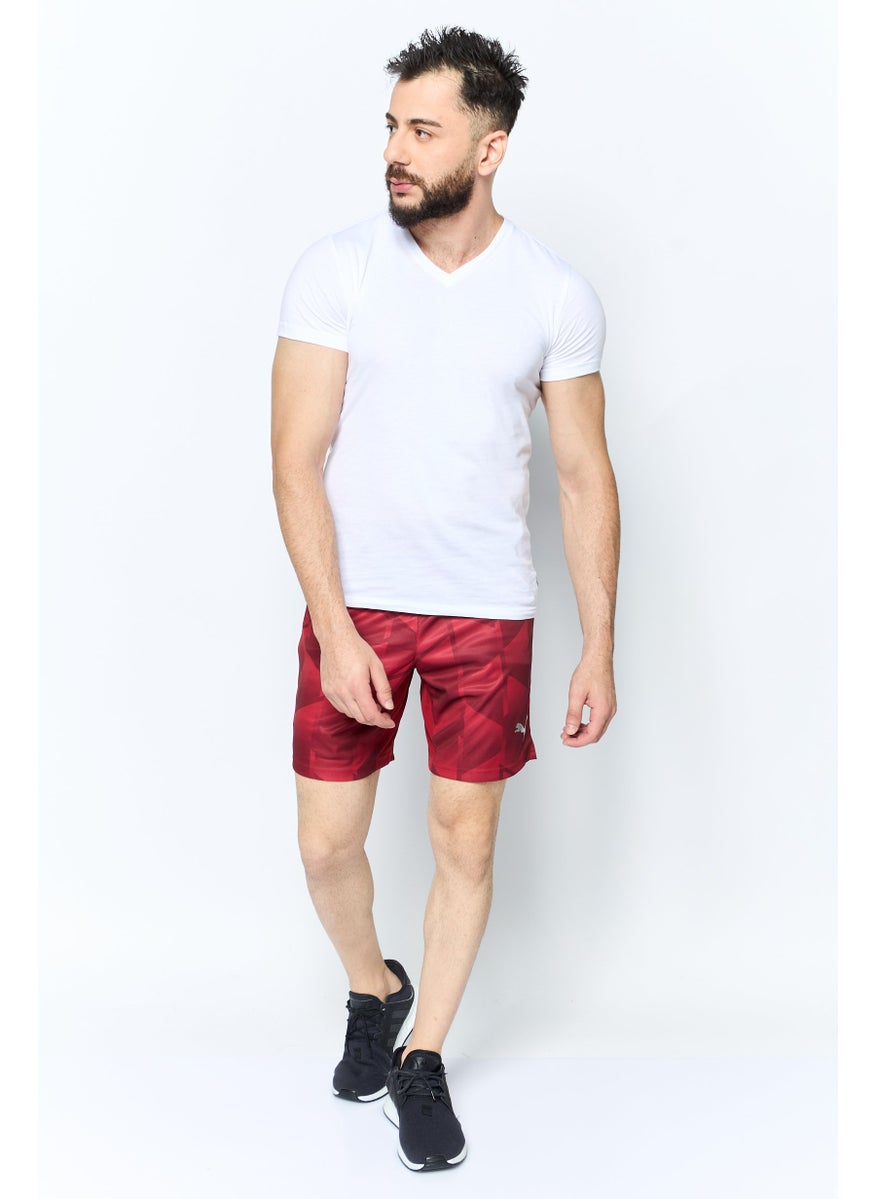 PUMA Men Sportswear Fit Training Shorts, Red  - Image 4