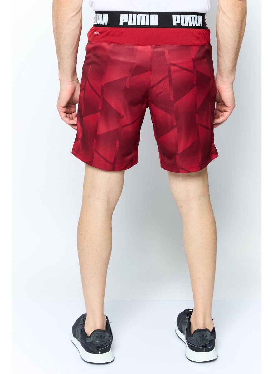 PUMA Men Sportswear Fit Training Shorts, Red  - Image 3