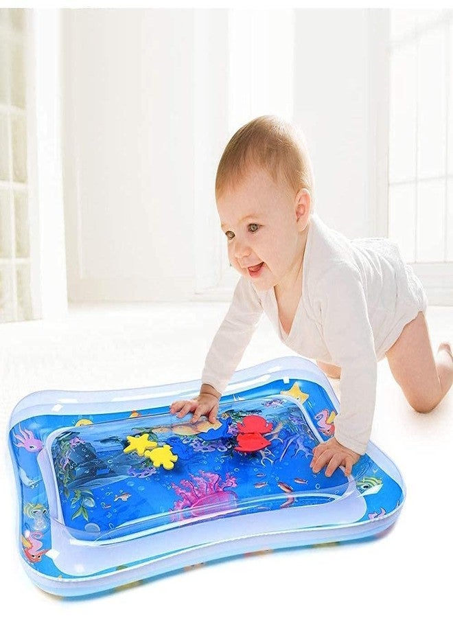 PAGHADI Baby Kids Water Play Mat Toys Inflatable Tummy Time Leak Proof Water Play Mat, Fun Activity Play Center Indoor and Outdoor Water Play Mat for Baby - Image 5