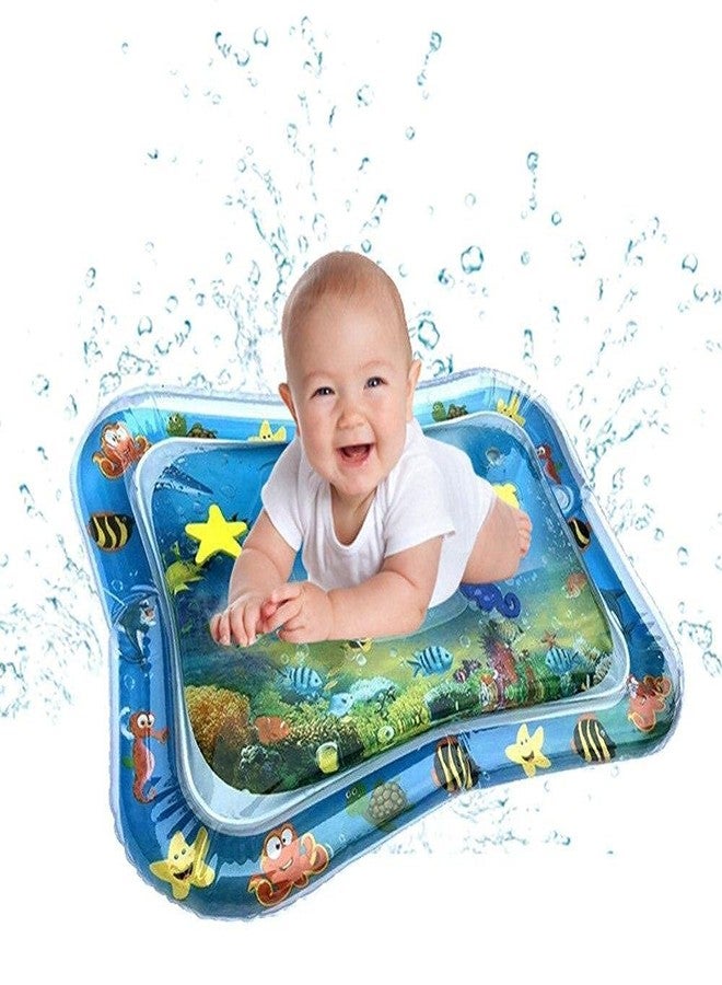 PAGHADI Baby Kids Water Play Mat Toys Inflatable Tummy Time Leak Proof Water Play Mat, Fun Activity Play Center Indoor and Outdoor Water Play Mat for Baby - Image 1