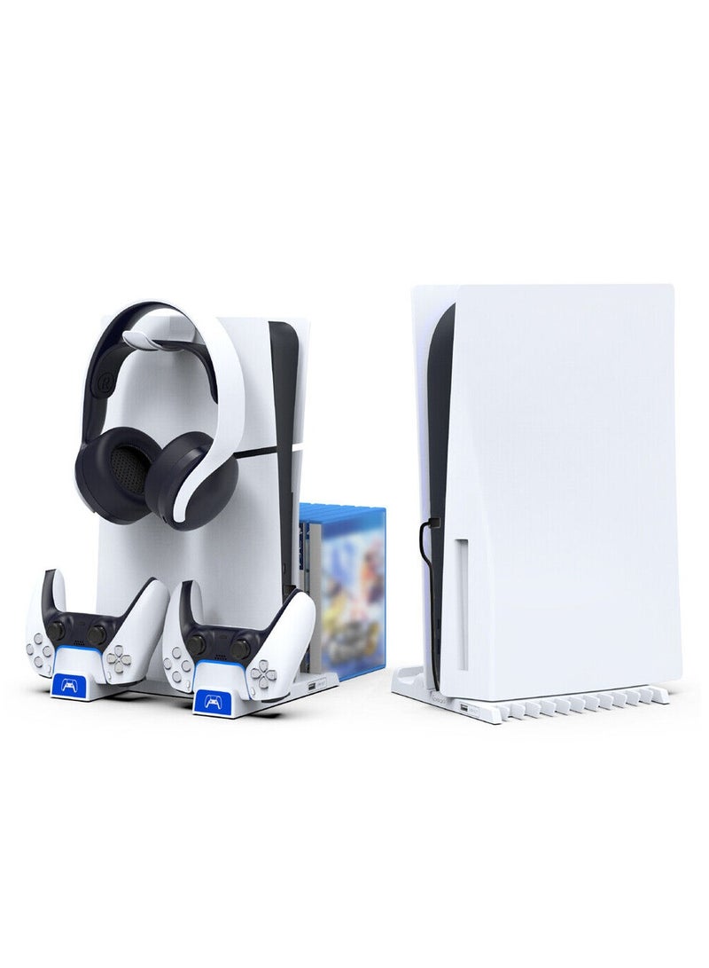 قاعدة PS5 Slim متعددة الوظائف لتحكم ألعاب PlayStation 5