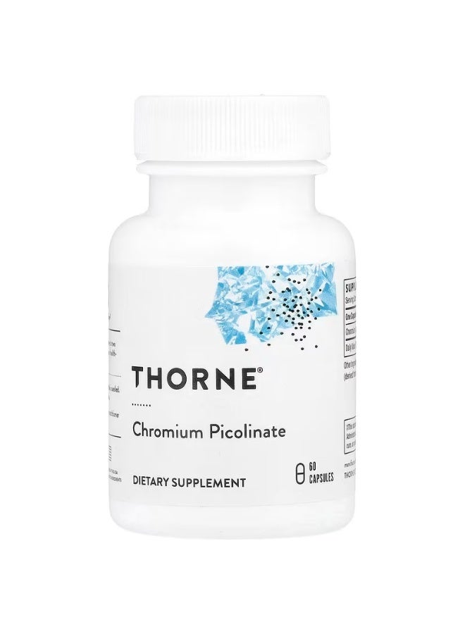 ثورن‏, بيكولينات الكروم، 60 كبسولة (500 مكجم لكل كبسولة)