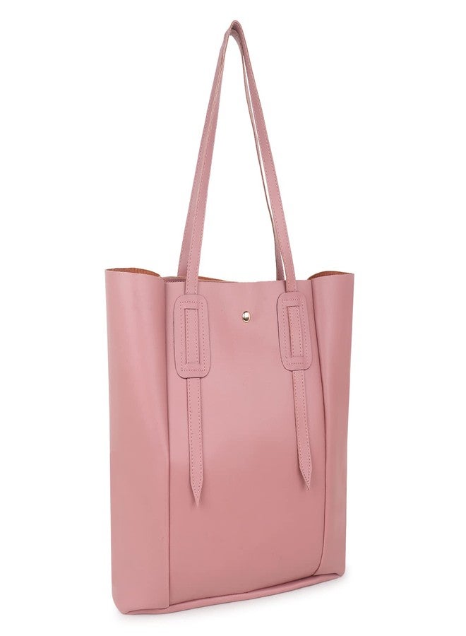 ALIZA Classic Stylish handbag Girls and Women (PINK) - Image 1