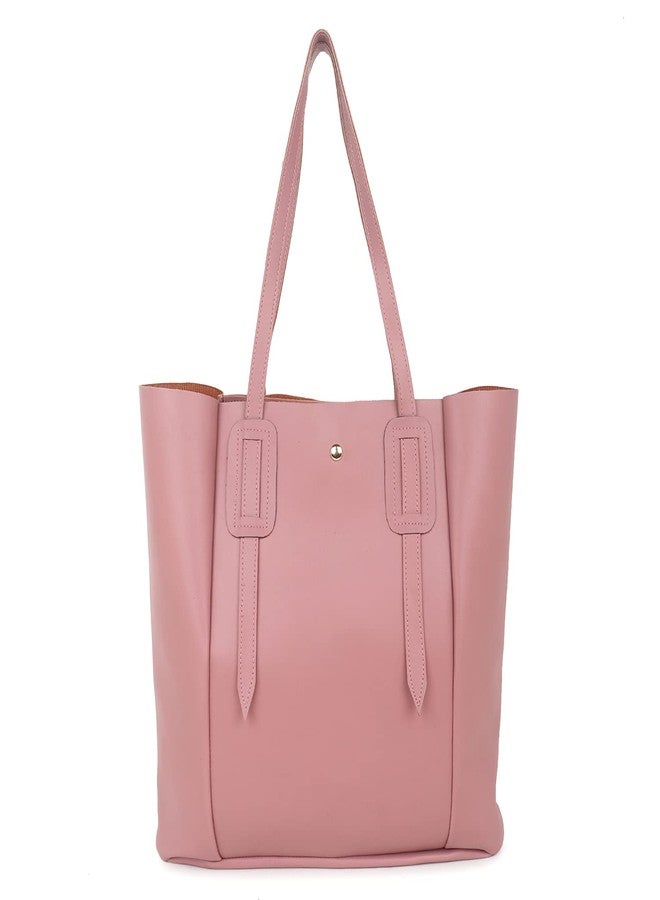 ALIZA Classic Stylish handbag Girls and Women (PINK) - Image 2