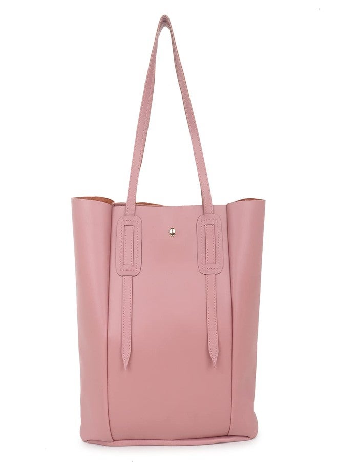 ALIZA Classic Stylish handbag Girls and Women (PINK) - Image 5