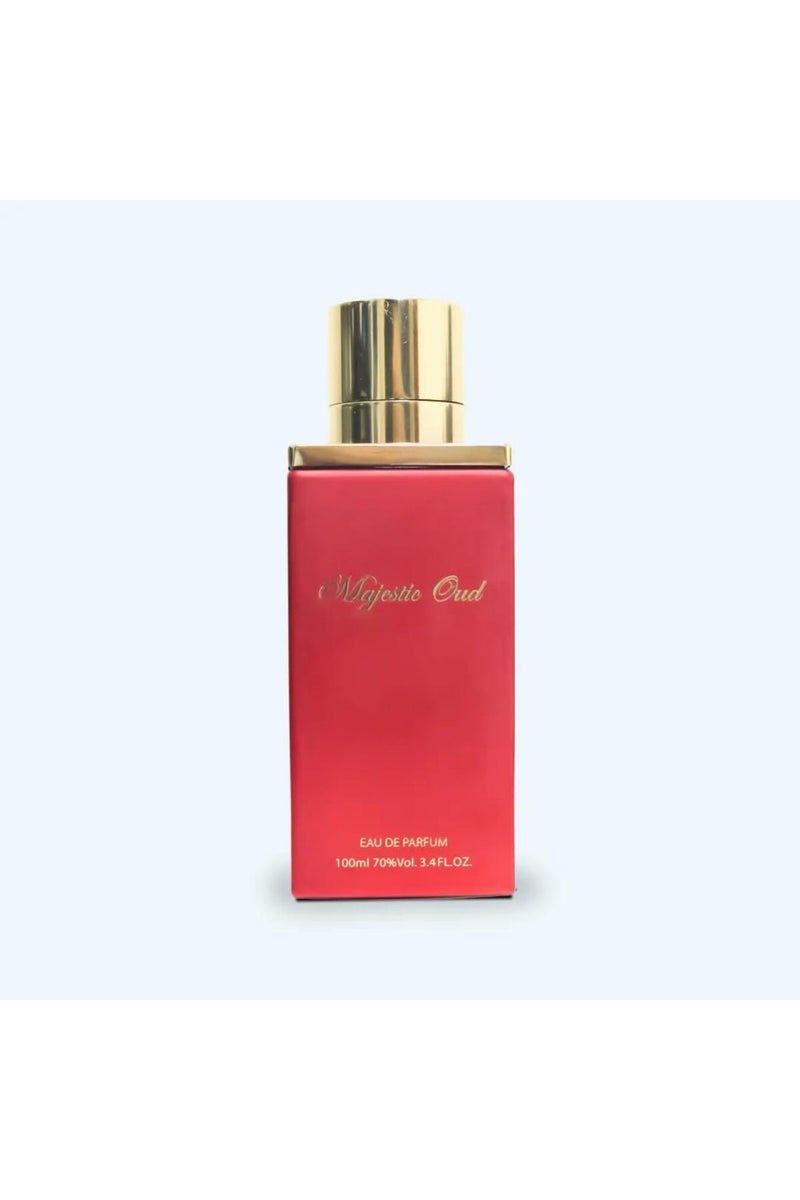 Oud World Majestic Oud – Red SIGNATURE 4 EDP Unisex – Spicy, Warm & Woody – 100ml - Image 2