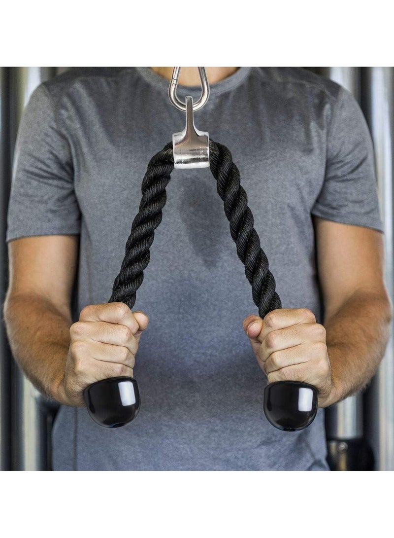 ليف أب حبل ترايسبس 700 ملم من تي ايه سبورت لون أسود LS2251 - Image 3