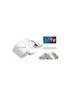 erorex Toilet Paper Holder with Cover Chrome Toilet Tissue Roll Dispenser Bathroom Storage Dust proof Cat proof  - Image 3