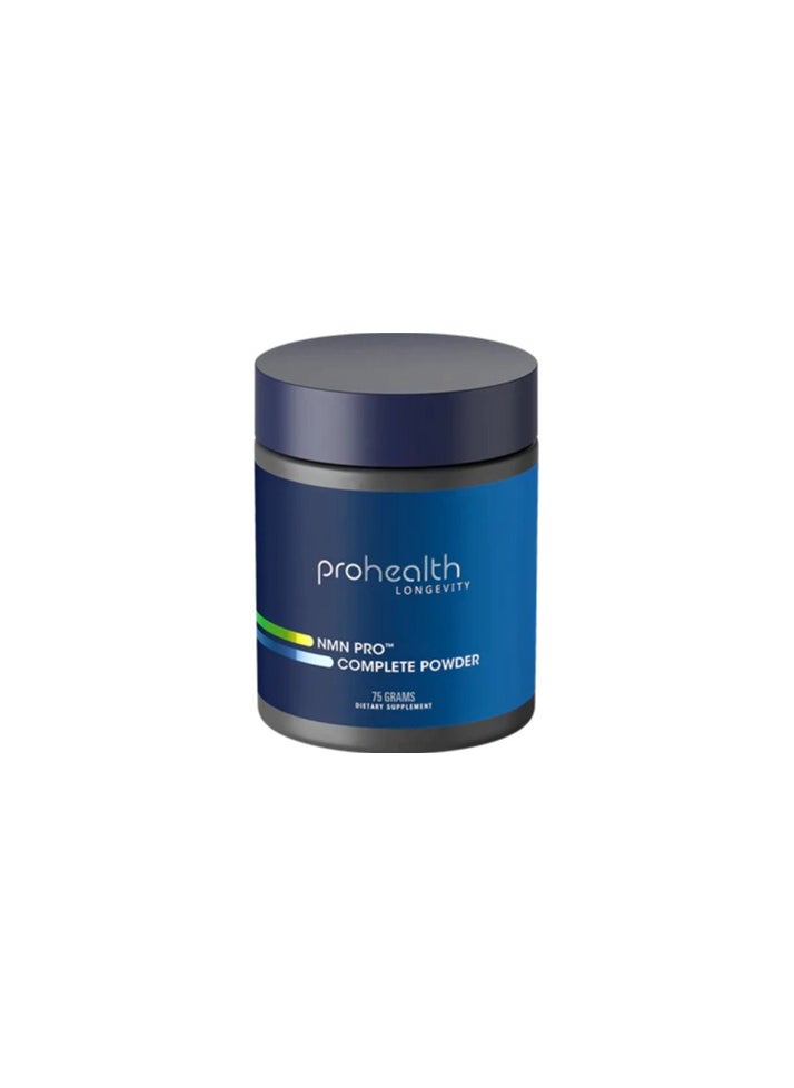 ProHealth - ProHealth - NMN Pro Complete Powder, 75 grams. NMN + Trans-Resveratrol + TMG to combat Ageing, Support Heart Health, and promote Muscle Strength - Image 1