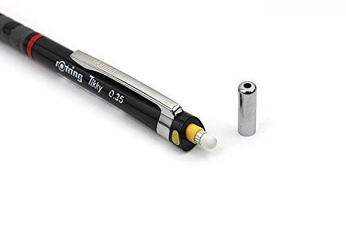 Rotring Tikky 0.35 mm Mechanical Pencil Wth Colour Coding - 1904694 Black - 2 Pieces - Image 4