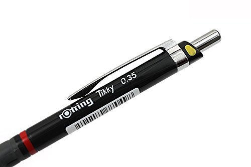 Rotring Tikky 0.35 mm Mechanical Pencil Wth Colour Coding - 1904694 Black - 2 Pieces - Image 3