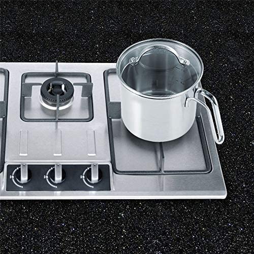 DCIGNA 1.5 Quart Stainless Steel Saucepan With Pour Spout, Saucepan With Lid, Mini Milk Pan With Spout - Perfect For Boiling Milk, Sauce, Gravies, Pasta, Noodles - Image 4