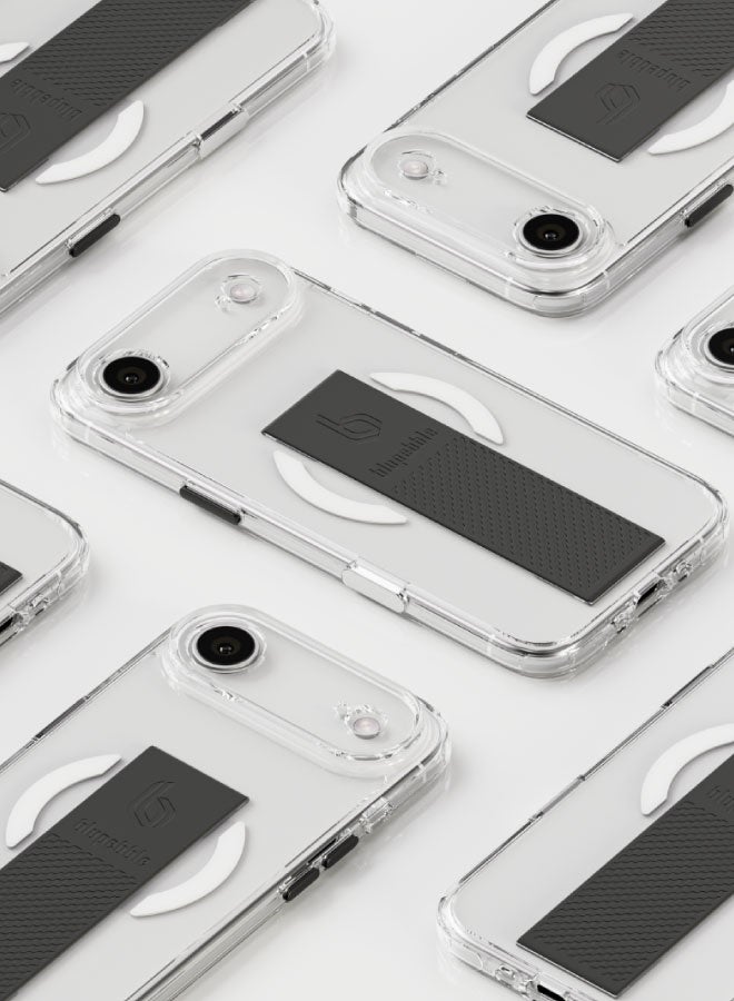 blupebble GripFlex MagSafe Case for iPhone 17 Air, Slim Shockproof Protective Back Cover, Anti-Yellowing Transparent Design - Image 4