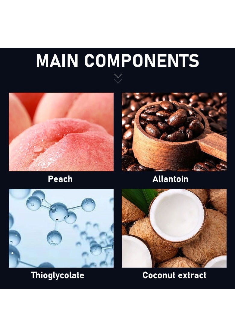 روزينو كريم إزالة الشعر غير المؤلم للرجال | مزيل الشعر المهدئ للجسم الخشن والشعر الحميم | مزيل شعر لا تشوبه شائبة للصدر والذراعين والساقين والمناطق الحساسة (100 جرام) - Image 2