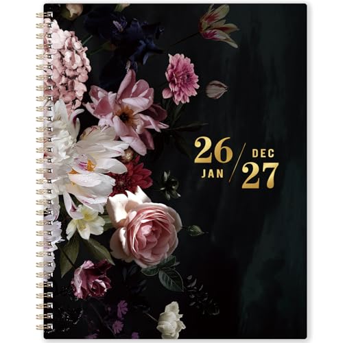 Vindora مخطط شهري 2026-2027 - مخطط تقويم شهري كبير 2026-2027، 9'' × 11''، من يناير 2026 إلى ديسمبر 2027، تقويم لمدة عامين مع علامات، تجليد مزدوج، جيب داخلي مفيد، ورق فاخر - Image 1