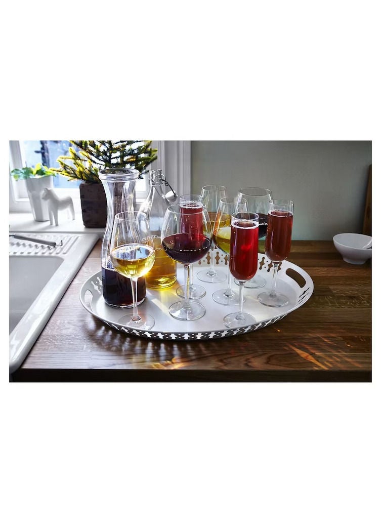 Decorative and Serving Tray White - Image 3