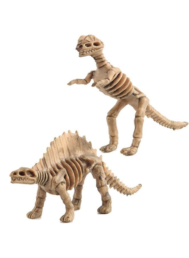 WedFeir 24Pcs Dinosaur Fossil Skeletons, 3.7 Inch Assorted Figures Dino Bones, Educational Gift For Science Play, Dino Sand Dig, Party Favor & Decorations. - Image 4