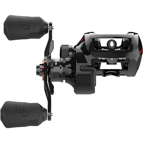 13 FISHING Inception G2 Baitcast Reel 731 Gear Ratio Left Hand Retrieve Fresh ING273LH Black - Image 3