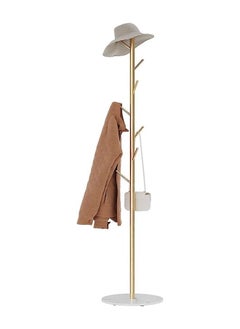 XiuWoo Coat Rack Clothes Rack Stand Coat Tree Hat Handbag Hanger Freestanding Sturdy Metal Coat Rack Stand for Clothes Coat and Hat Hanger Organizer Rack  - Image 2