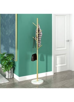 XiuWoo Coat Rack Clothes Rack Stand Coat Tree Hat Handbag Hanger Freestanding Sturdy Metal Coat Rack Stand for Clothes Coat and Hat Hanger Organizer Rack  - Image 4