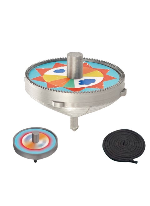 3D Printed Spinning Top Game Props, Gong-Gi Top Set, Traditional Korean Top Game, Nostalgic Themed Spinning Top Game, Perfect for Retro Spinning Top Fun with Friends at Gatherings.