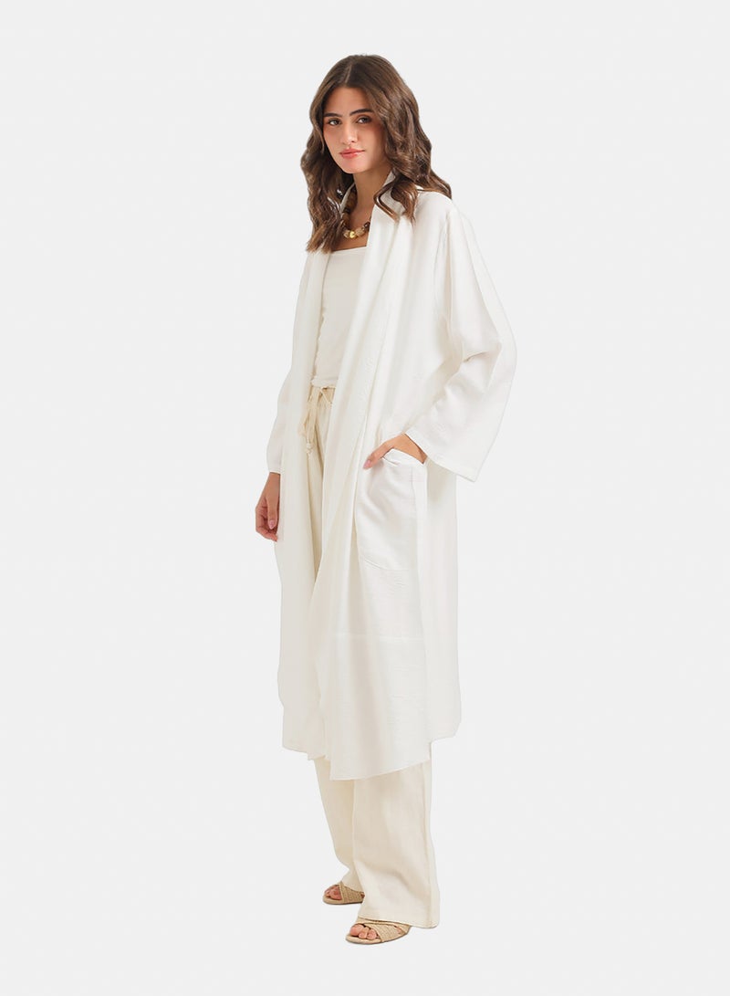 Carina Flowy Shawl Collar Cardigan - Image 2