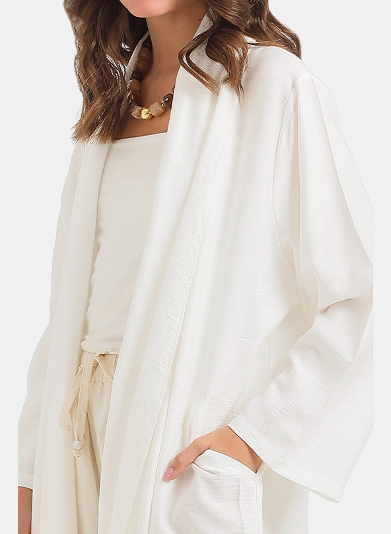 Carina Flowy Shawl Collar Cardigan - Image 4