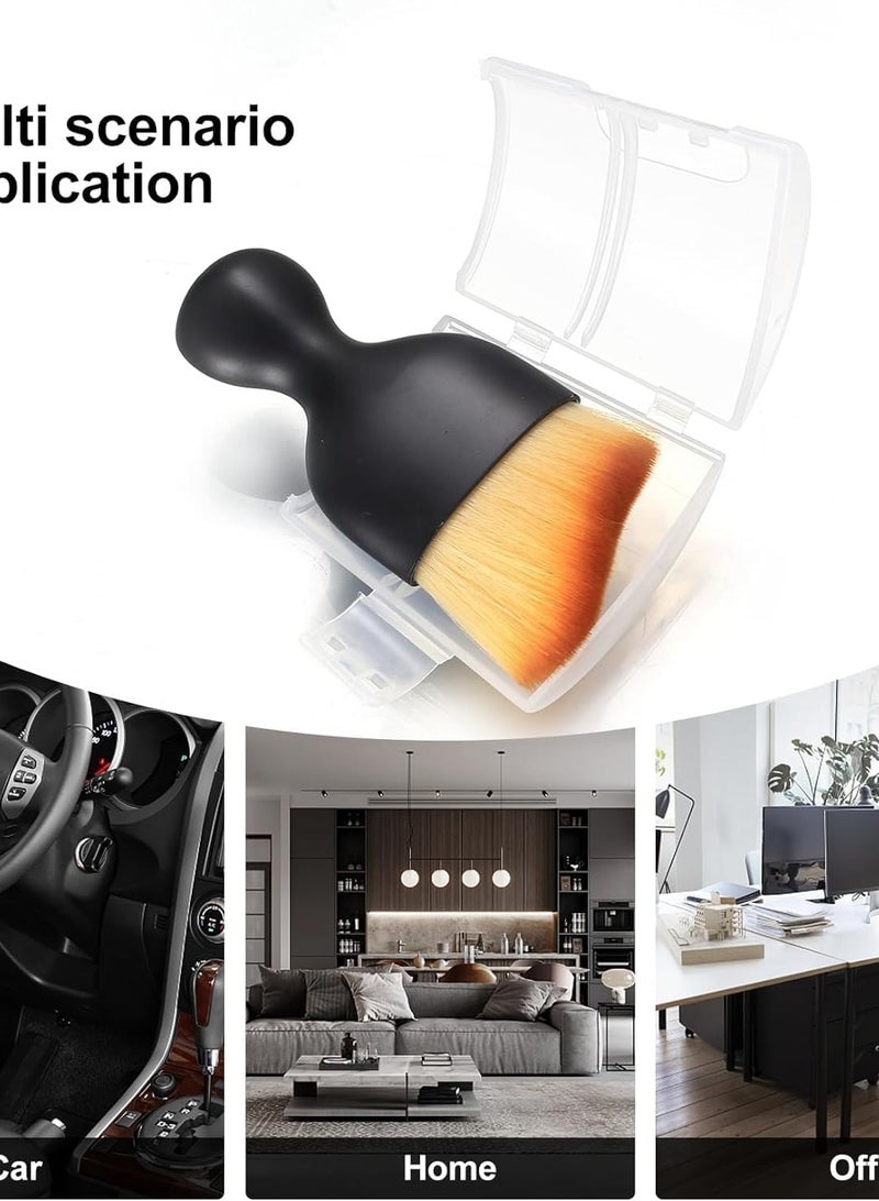 Generic Lonimia 5 Pcs Car Detailing Brush Set, Car Interior Detailing Brushes Auto Ultra-Soft Detail Cleaning Brush Dust Removal Brushes Tool for Cleaning Wheels, Engine, Car Interior, Ventilation Slots  - Image 2