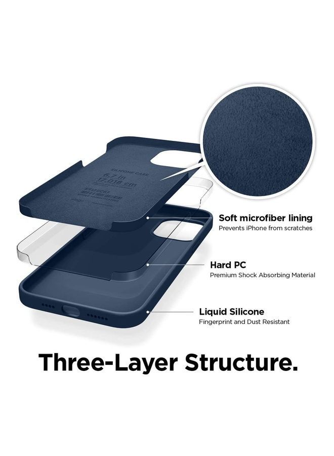 جراب iPhone 12 Pro Max غطاء خلفي مقاوم للصدمات من ثلاث طبقات - Image 3