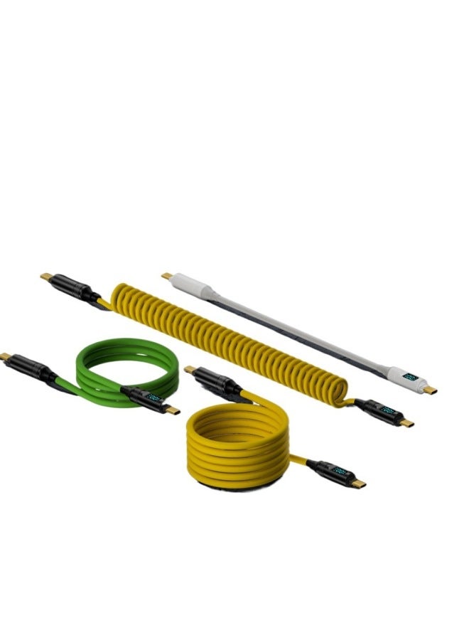 20gb Dual Type-c Full-featured Display Data Cable For Mobile Phone And Laptop Pd3.1 Fast Charging Audio Video Cable - Image 5