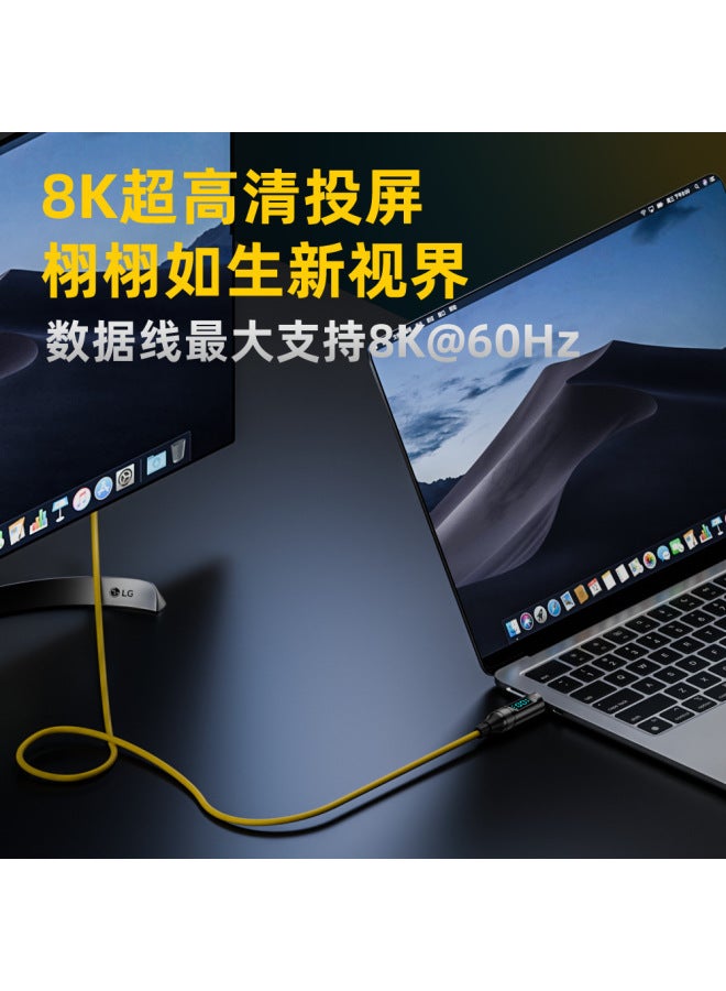 20gb Dual Type-c Full-featured Display Data Cable For Mobile Phone And Laptop Pd3.1 Fast Charging Audio Video Cable - Image 3