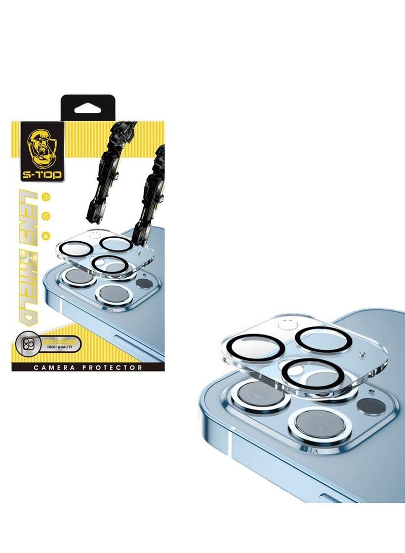 S-TOP Protective Glass Camera Lens Case Cover for iPhone 15 Pro - Image 1