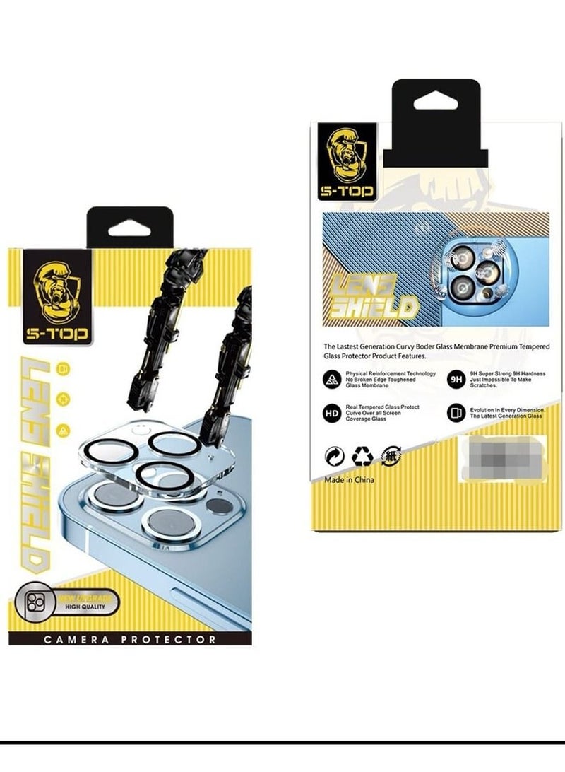 S-TOP Protective Glass Camera Lens Case Cover for iPhone 15 Pro - Image 3