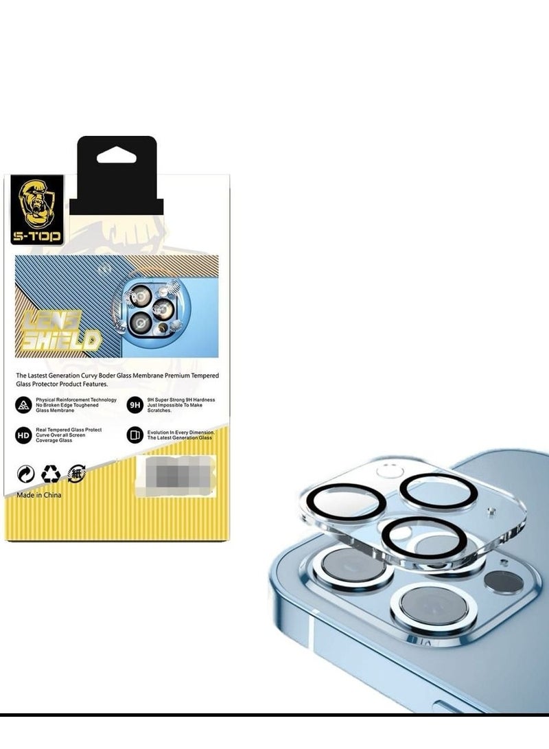 S-TOP Protective Glass Camera Lens Case Cover for iPhone 15 Pro - Image 2