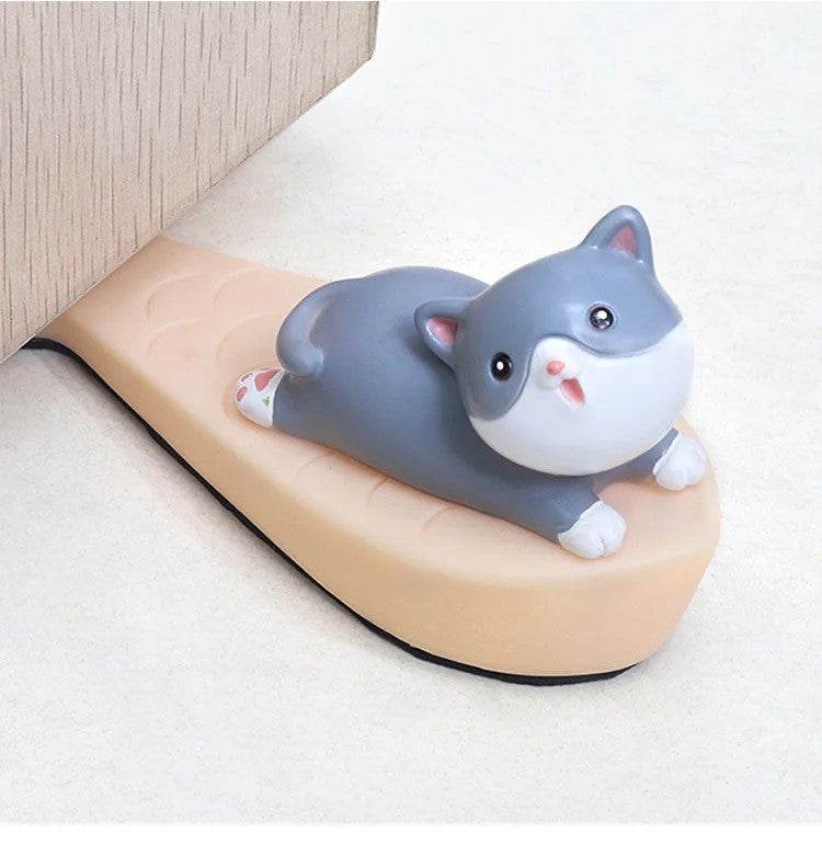 Bluejw Baby Safety Door Stopper - Cute Cartoon Silicone Door Wedge, Finger Pinch Guard, Door Jam Catcher Block - Home Office Stops Tools - Image 5