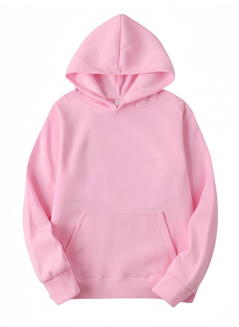 KUYING New Pullover Hoodie Sports Solid Color Casual Sweatshirt  - Image 1
