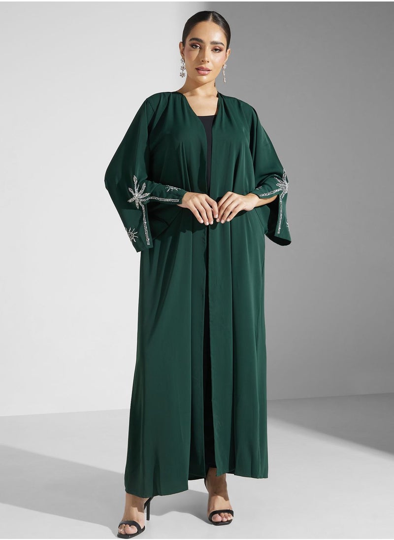 Khizana - Embellished Detail Abaya - Image 1